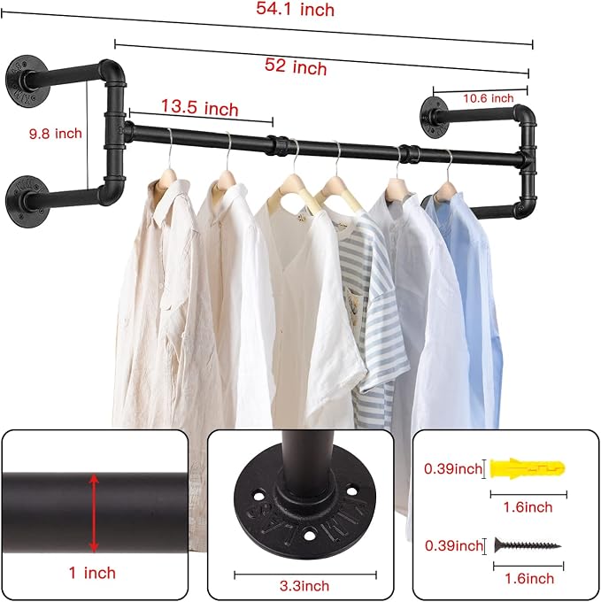 Wall Mounted Clothes Rack - Image 5