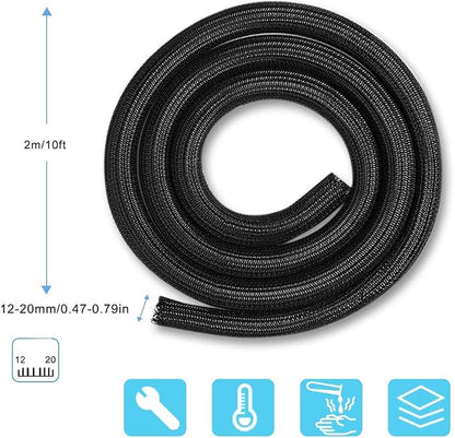 AGPTEK Cable Sleeve Cover, 10ft - Image 6