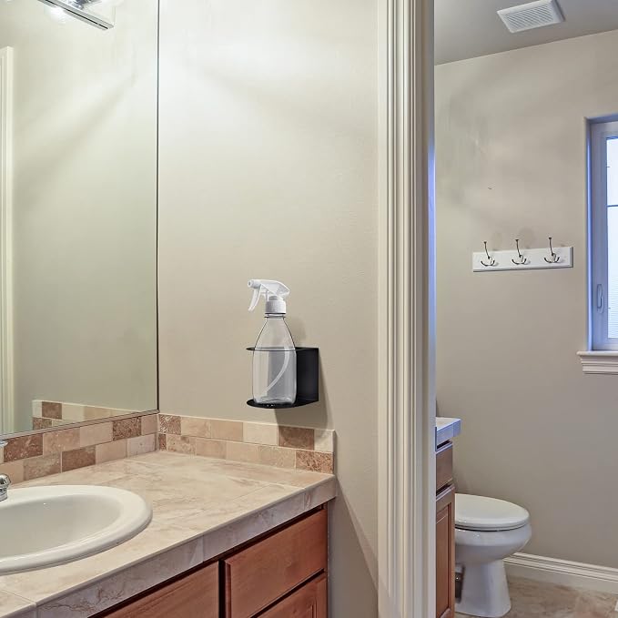 Gerrii 16 Pcs Spray Bottle Holder Wall Mount Bottle Organizer Spray Can Holder - Image 6
