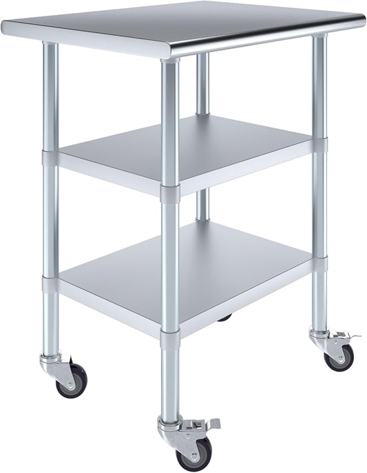 AmGood Stainless Steel Work Table by AmGood