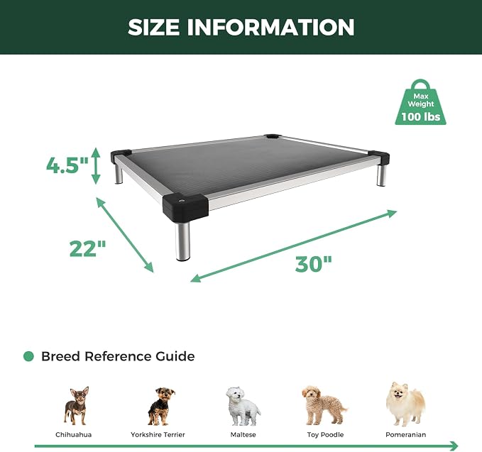 FXW TitanNest Chew-Proof Elevated Dog Bed, Raised Cot - Image 6