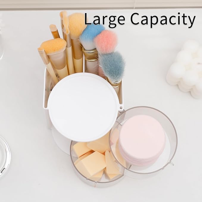 FABROK 2-Layer Clear Hair Accessories Organizer - Image 3