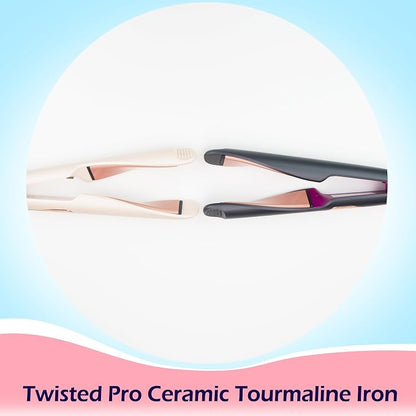 ANGENIL Pro Twist Ceramic Flat Iron 1 Inch, Dual Voltage Hair Straightener and - Image 9
