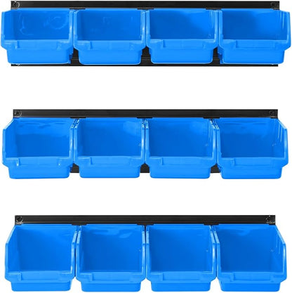 Ultrawall Wall Mounted Storage Bins, Plastic Hanging Storage Organizer Bins - Image 6