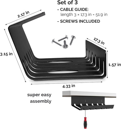 PAMO Cable Management Under Desk - Image 3