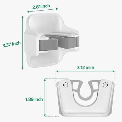 reliahom 3 Pack Broom Holder Wall Mount Mop Grippers No Drilling Self Adhesive - Image 4