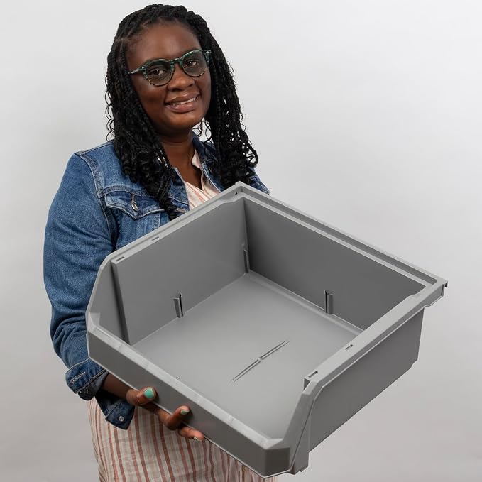 Plastic Containers for Organizing and Storage Bins for Closet, Garage or Pantry - Image 2