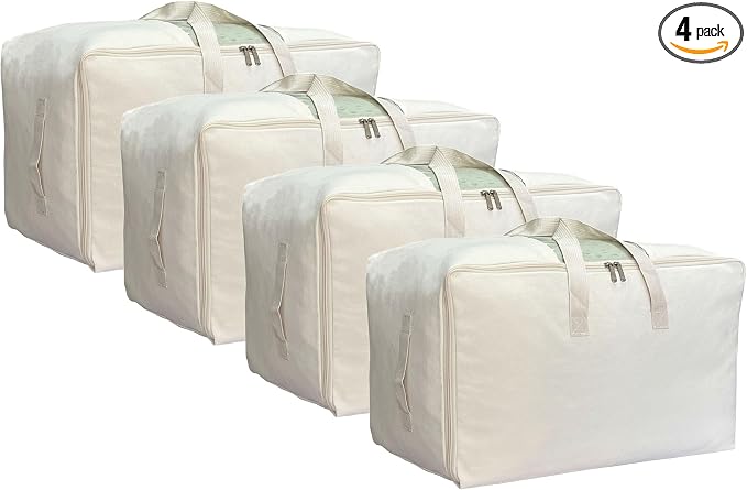 Soft Large Canvas Storage Bags by DoYiKe