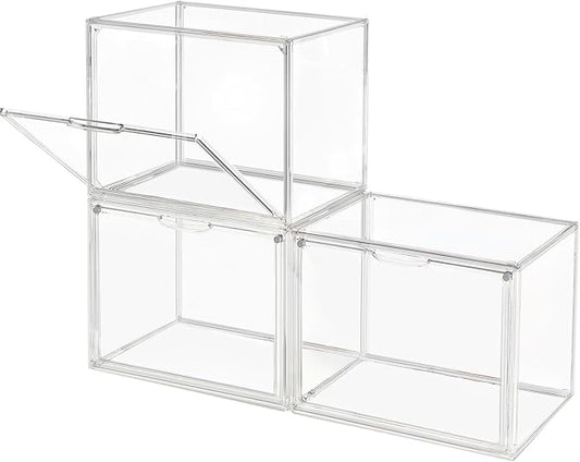 Clear Stackable Plastic Storage Bins by HaveANiceDay