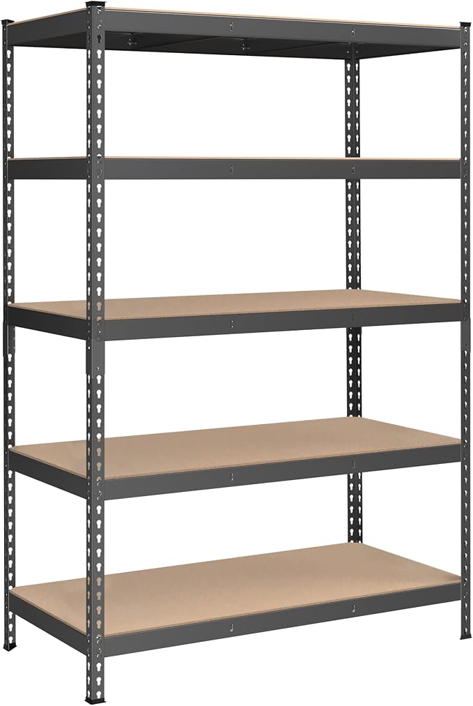 SONGMICS 5-Tier Storage Shelves, Load 2310 lb, Garage Storage, Boltless Assembly by SONGMICSbySONGMICSHOME