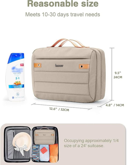 Women's Hanging Toiletry Bag, Waterproof Travel Cosmetic Organizer - Image 7