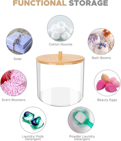 JYPS Large Capacity Laundry Pods Container - Image 7