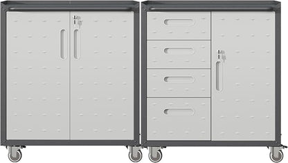 Metal Tool Cabinet, Garage Storage Cabinet System, Wall Cabinet & Locking by VIYET