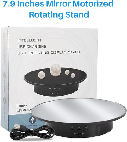 Rotating Display Stand Turntable Stand Black Spinning Stand - Image 7