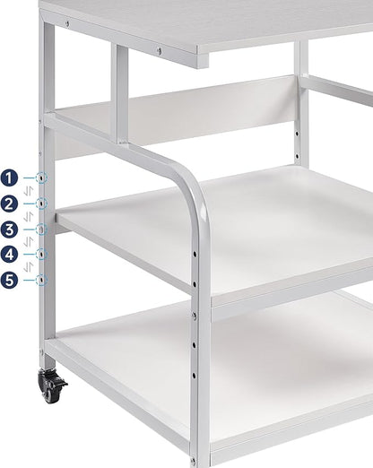Printer Stand, 25.6" x 23.6" x 30.9" Extra Large Printer Table - Image 4
