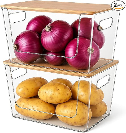 2 Set Pantry Organizers and Storage by CiWiVOKi