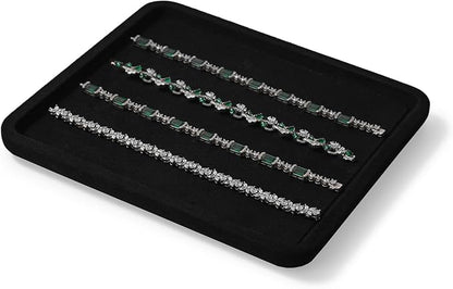 Microfiber Jewelry Display Flat Tray - Image 4