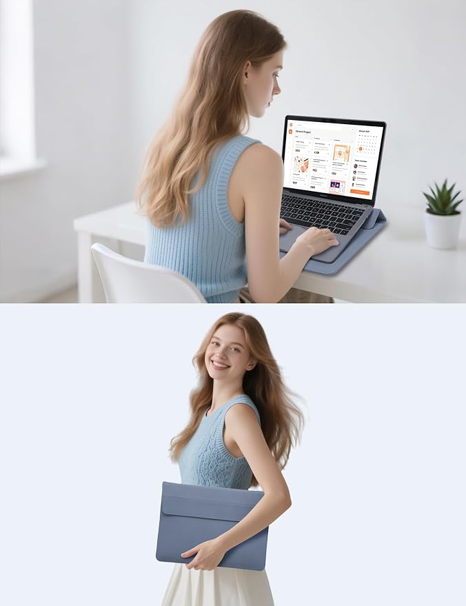 HYZUO 13.3-14 Inch Laptop Sleeve Case Bag - Image 7