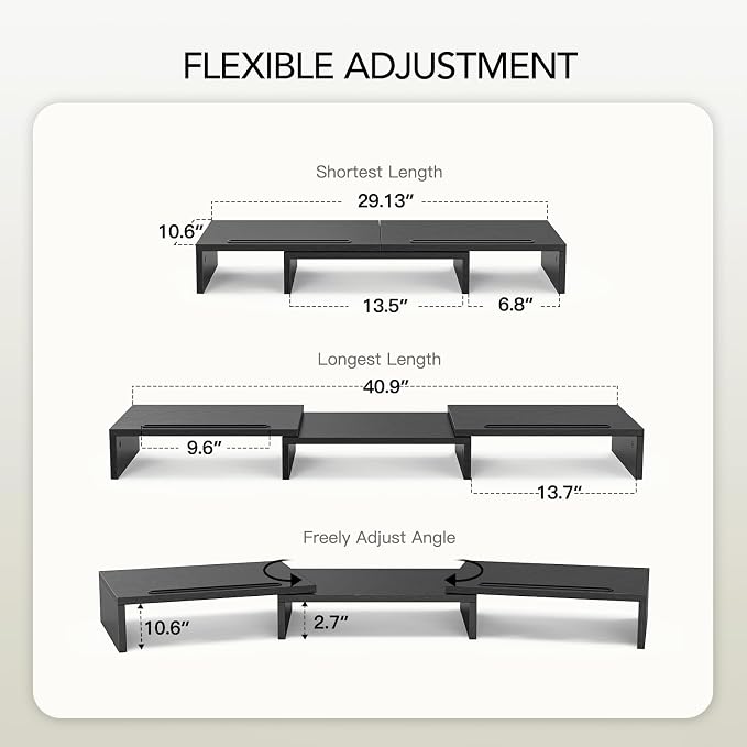 AMERIERGO Dual Monitor Stand Riser - Image 6
