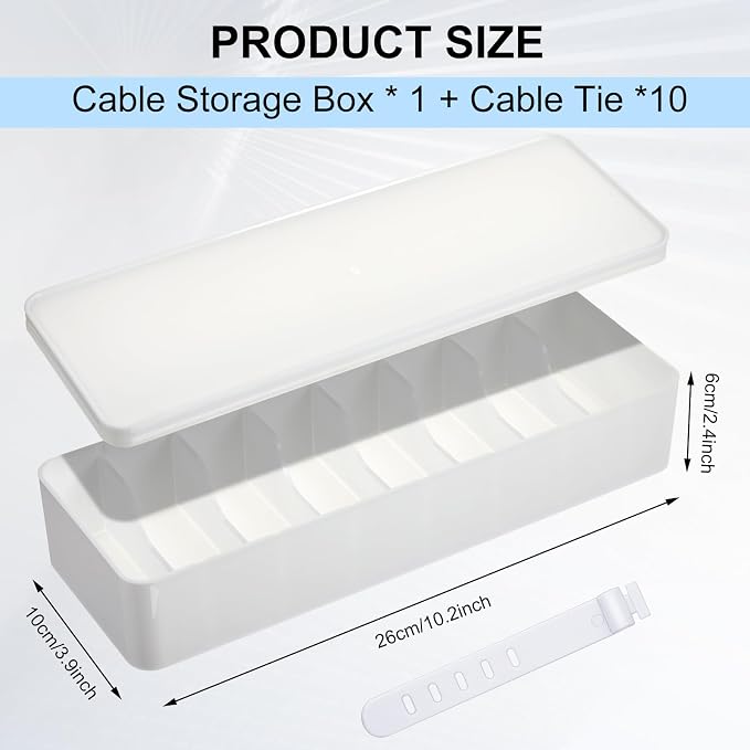 Tatuo 1 Pcs Cable Organizer Box - Image 2