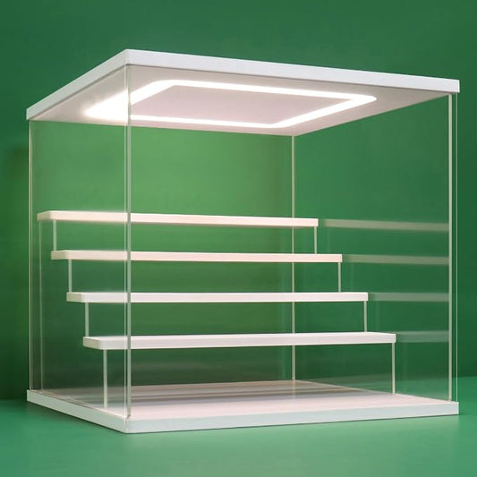 NONEMEY Clear Acrylic Display Case Stand by NONEMEY