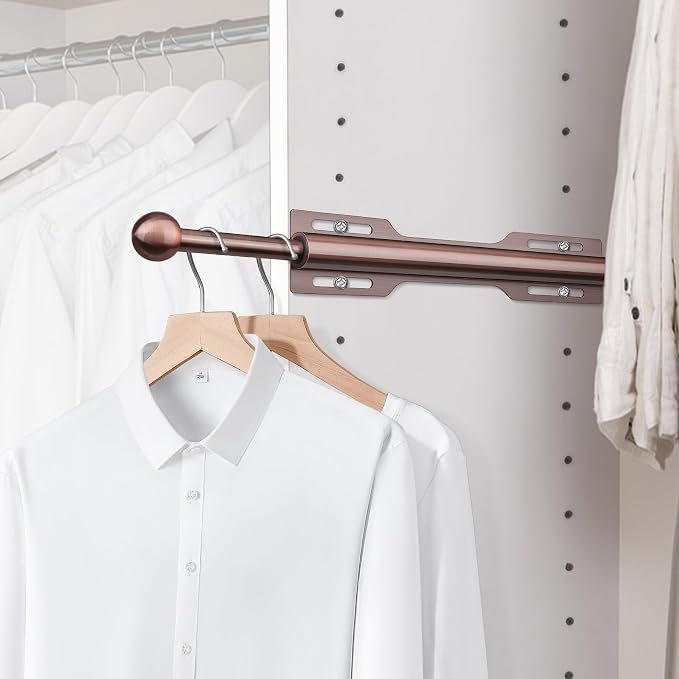 FIRJOY 12" Valet Rod for Closet Pull Out by FIRJOY