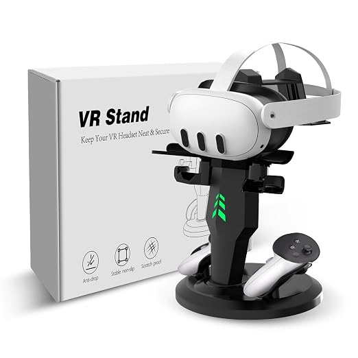 G-STORY Charging Dock for Quest 3/Quest 3S/Quest 2 VR Headset and Controllers by G-STORY