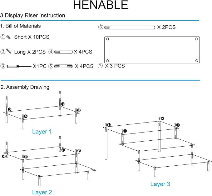 3 Tier Perfume Organizer Stand, Cologne Shelf Dessert Display - Image 5