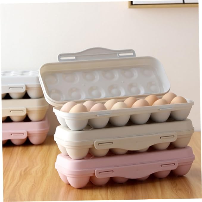 Toyvian 2pcs Egg Storage Container - Image 3