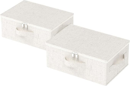 Underbed Storage Box with Lid, Foldable Clothes Organizers, Home Organising by Unknown