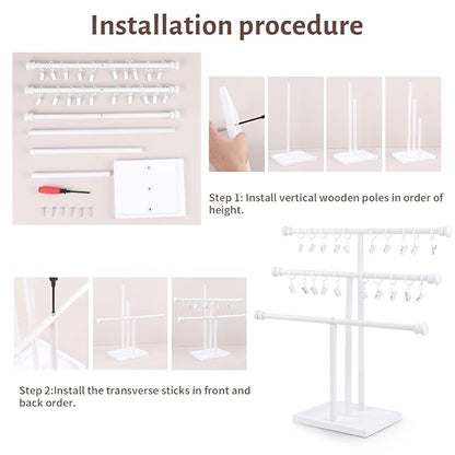 POVETIRE Headband Holder Stand Storage - Image 7