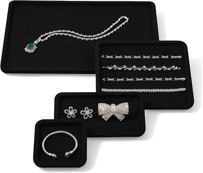 Microfiber Jewelry Display Flat Tray - Image 2
