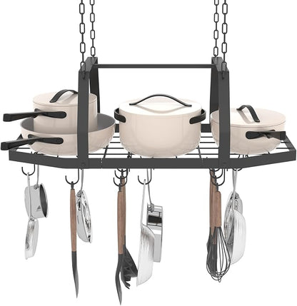 Hexagon Ceiling Pot Rack Hanging Pan Rack Hanging - Image 2