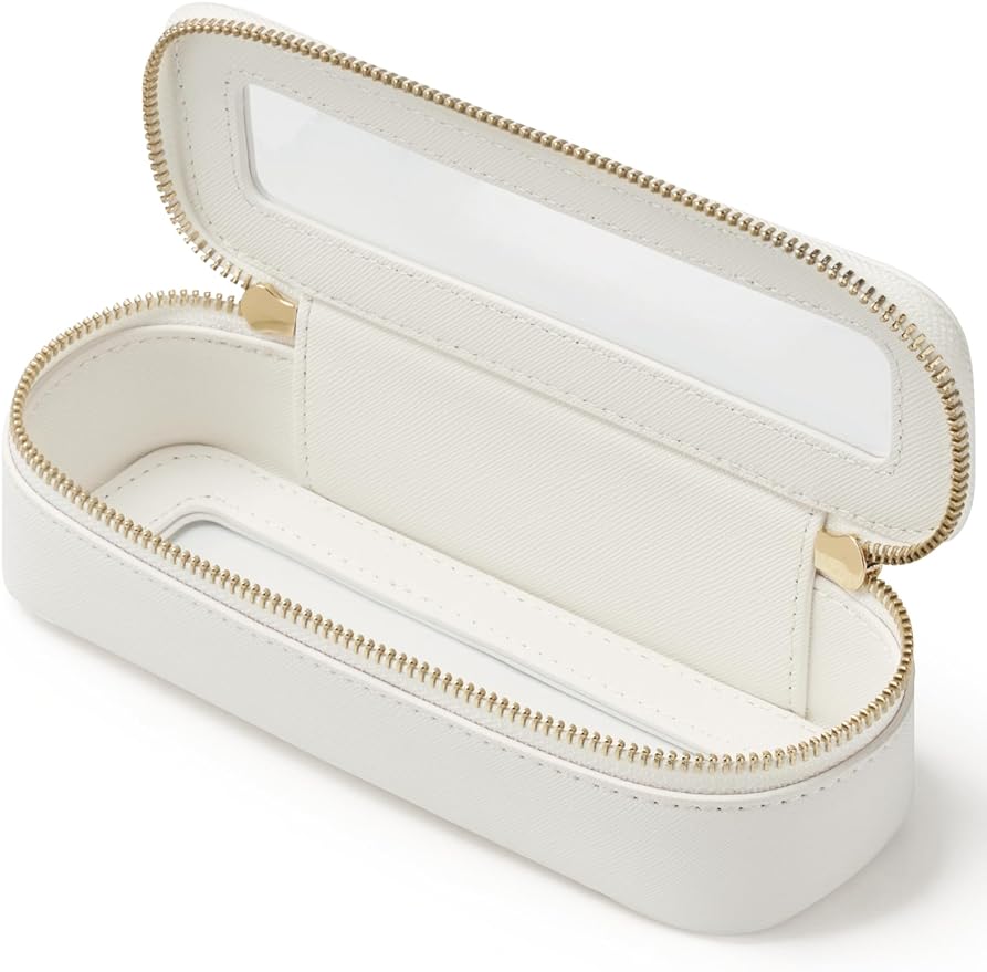 Popvibe Clear Makeup Bag Travel Cosmetic Case Transparent Toiletry Bag by POPVIBE