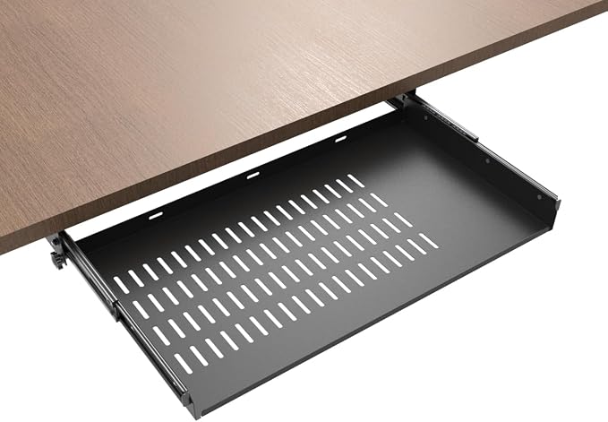 JINGCHENGMEI 21 inch Sliding Under Desk Laptop Mount by JINGCHENGMEI