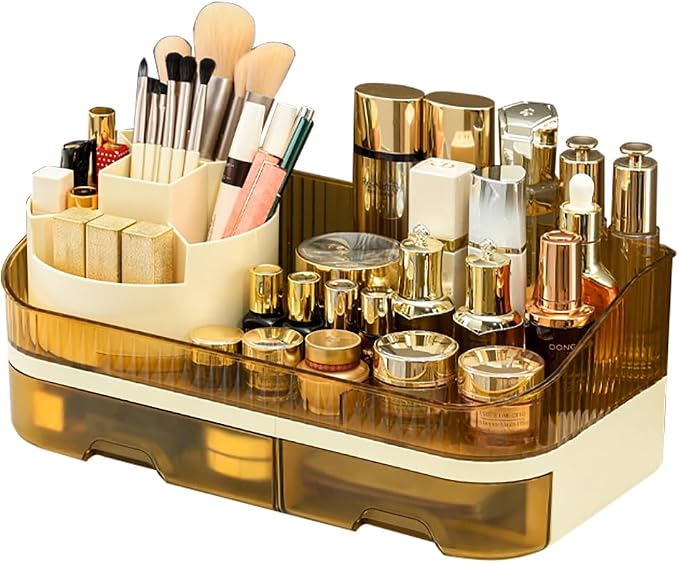Large Plastic Makeup Organizer by Tidyladyo