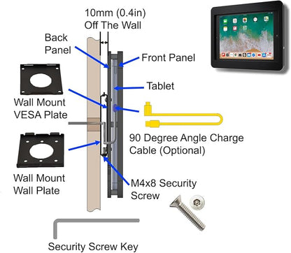 TABcare Anti-Theft Acrylic VESA Enclosure Made - Image 8