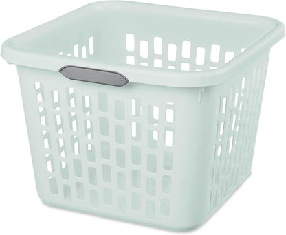 Sterilite Laundry Basket, Plastic Clothes Hamper, Large Square Bin - Image 7