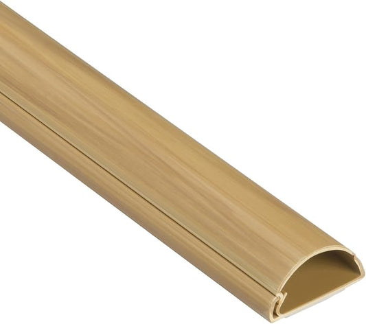 D-Line Half Round Cord Hider, Patented Cable Cover, Hide TV Wall Mount Wires by D-LineUSAinc