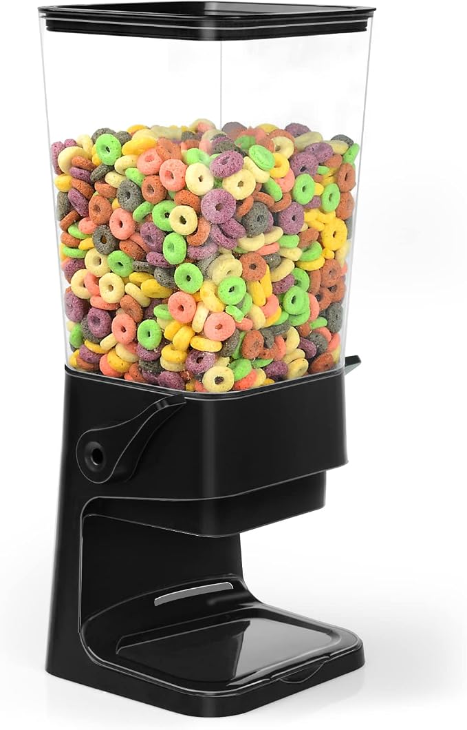 Cereal Dispenser Countertop Dual Dry Food Dispenser Large Cereal Containers - Image 6