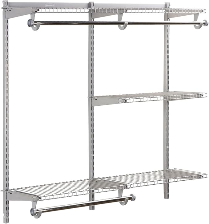 Rubbermaid Configurations Custom Closet Kit 4-8 Ft. Adjustable Metal Wire - Image 2