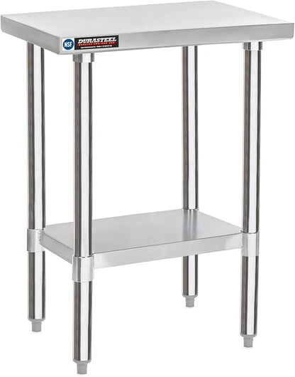 DuraSteel 24x18 Small Stainless Steel Table by DuraSteel