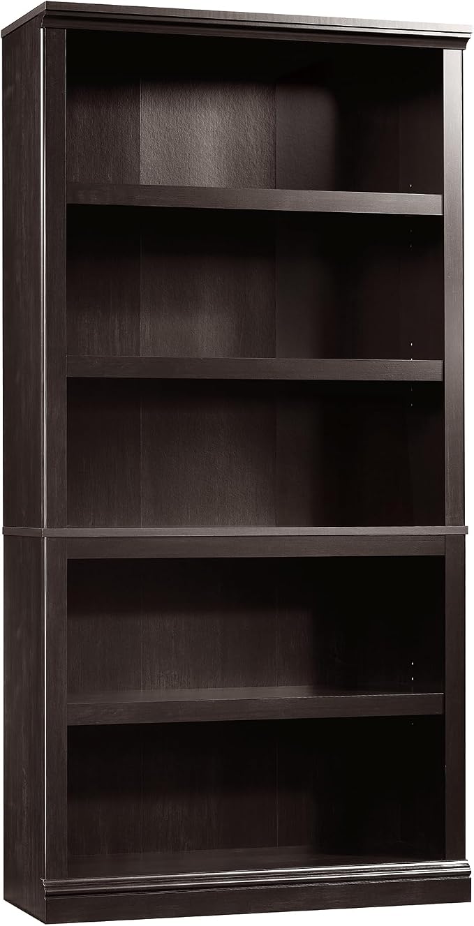 Sauder 5 Tier Book Shelf Wooden Bookcase Multipurpose Bookshelf by SAUDER%C2%AE