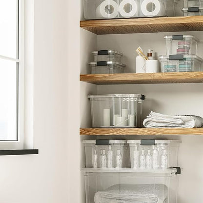 Superio Clear Storage Box with Lid, 36 Quart Plastic Container Bins - Image 8