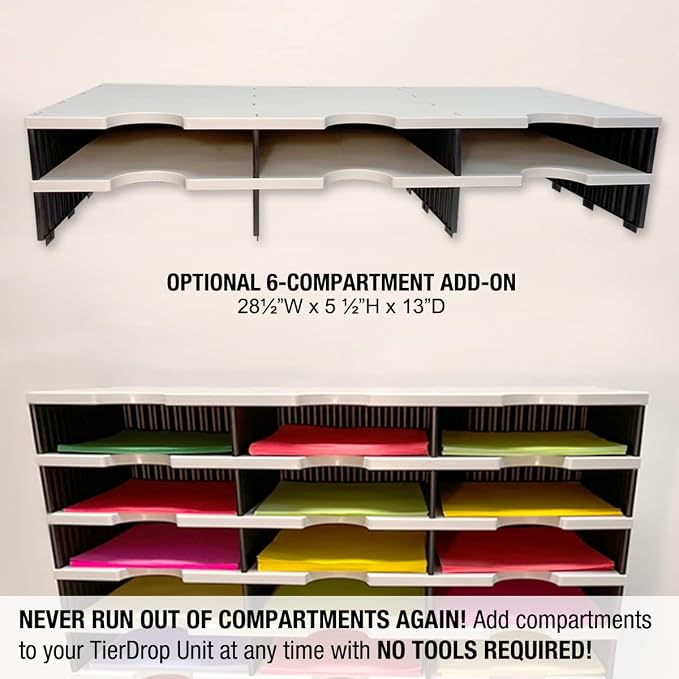 Ultimate Office TierDrop Desktop Organizer Document, and Classroom Sorter - Image 5
