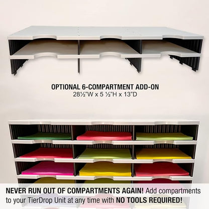 Ultimate Office TierDrop Desktop Organizer Document, and Classroom Sorter - Image 5