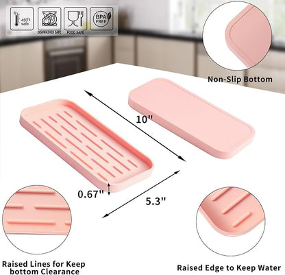 Silicone Kitchen Sink Organizer Tray - Image 2