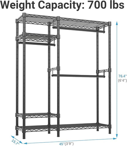 VIPEK V2 Heavy Duty Clothes Rack, Portable Metal Clothing Racks - Image 4