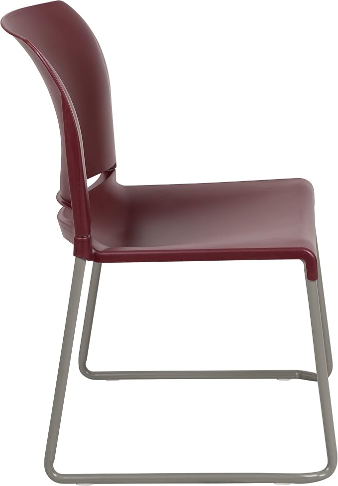 Flash Furniture HERCULES Series 880 lb. Capacity Burgundy Full Back Contoured - Image 8