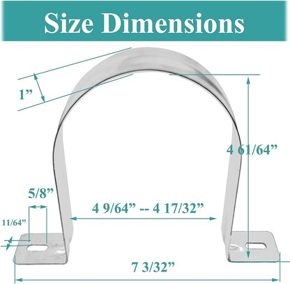 Dust Collection Hose and Pipe Holder Adjustable Hangers Bracket, Don’t Broken - Image 2